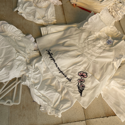 KIVIA-2034 BLOOMING FLOWER BABY SET (Top + Bloomers)