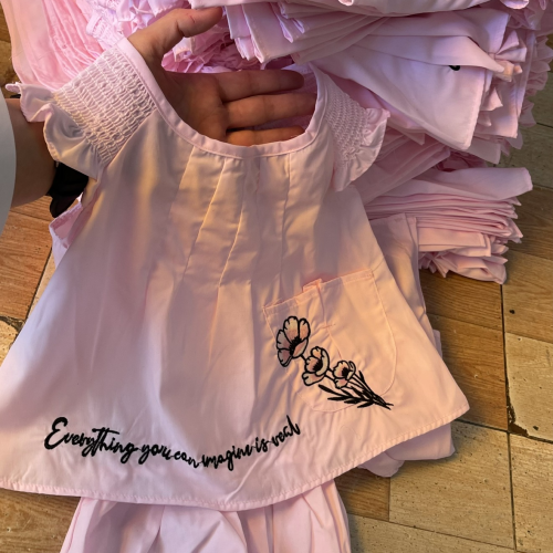 KIVIA-2034 BLOOMING FLOWER BABY SET (Top + Bloomers)